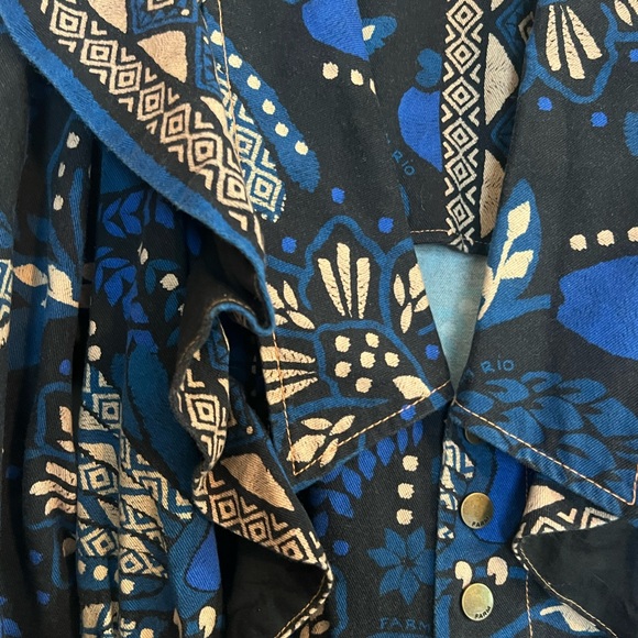 Farm Rio Macaw Forest Jumpsuit XS, Great condition - Picture 5 of 8